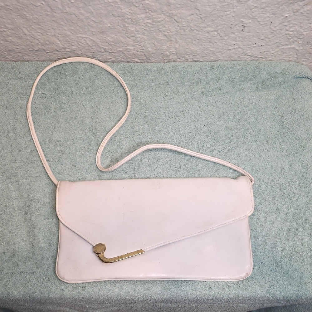 Elegant White Clutch Bag